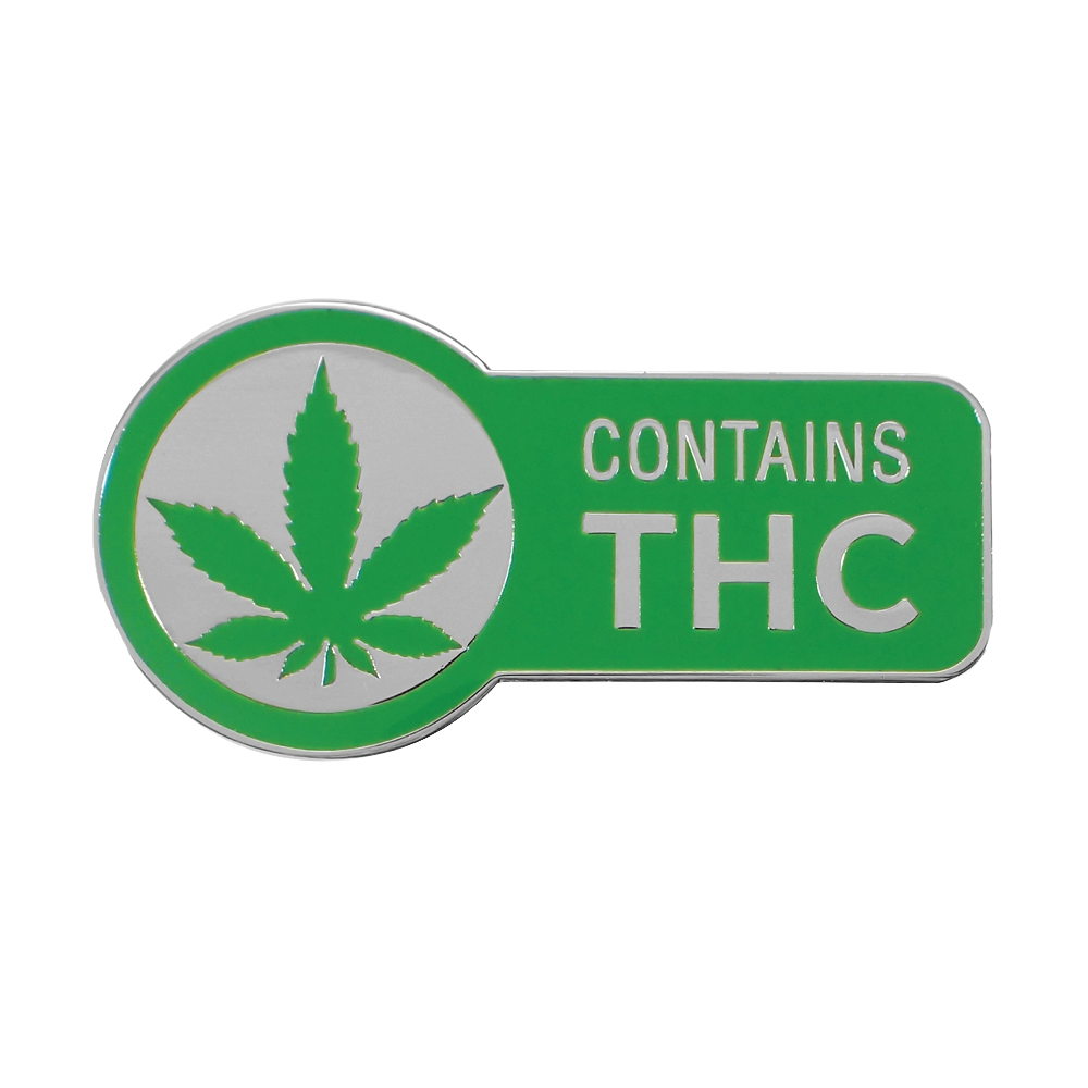Contains THC Dank Pin