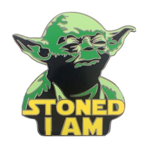 Weed Pins - Stoned I Am Yoda Enamel Pin